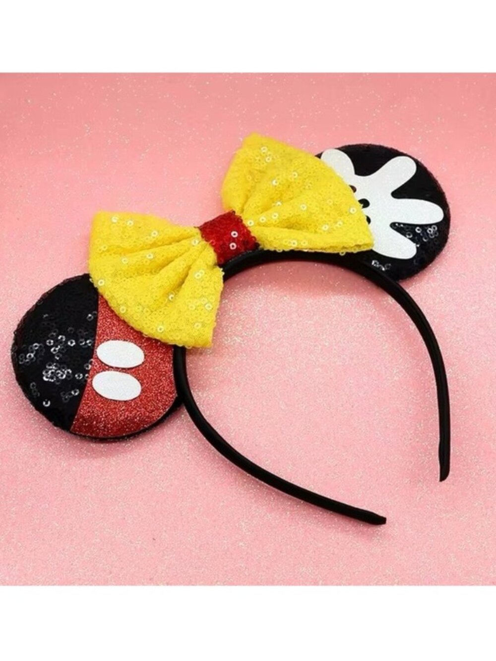 Handmade | Disney | Yellow Mouse Ear Headband